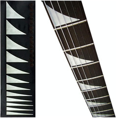 Fretboard Markers Inlay Stickers Decals for Guitars & Bass – Shark-Fin Jackson