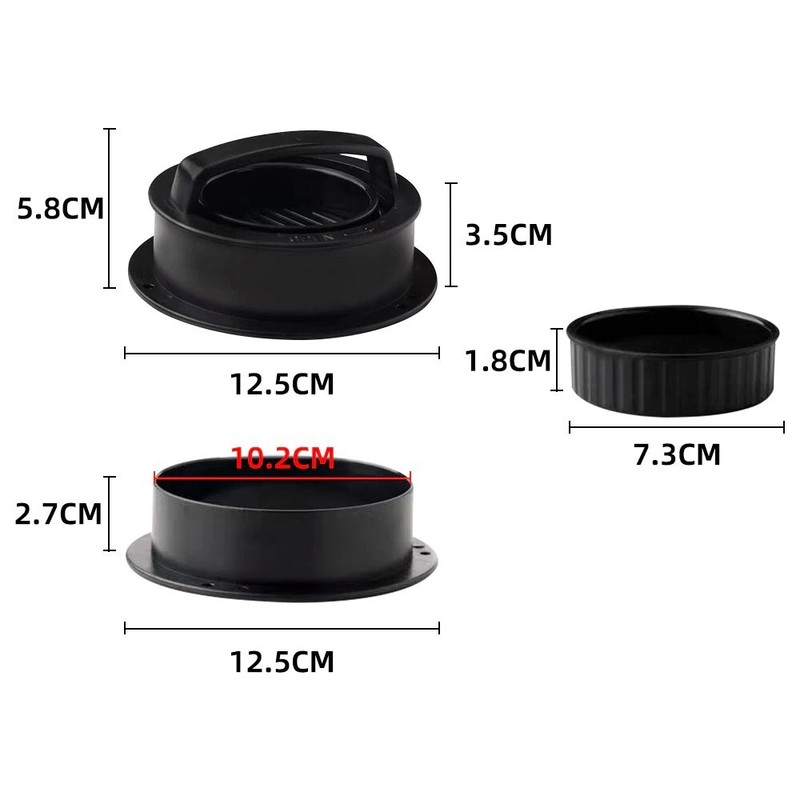 ABS HAMBURGER MEAT PRESS Maker Round Shape Non-Stick Grill Pie Press Kitchen Ite gallery