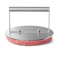 Stainless Steel Burger Press Bacon Grill Burger Smasher Non-Stick Grill Press