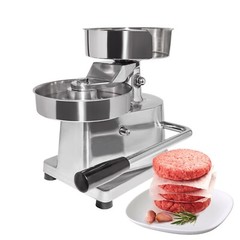 GorillaRock Hamburger Maker | 6-inch Meat Patties | 500 Pcs Paper Sheet Free Set