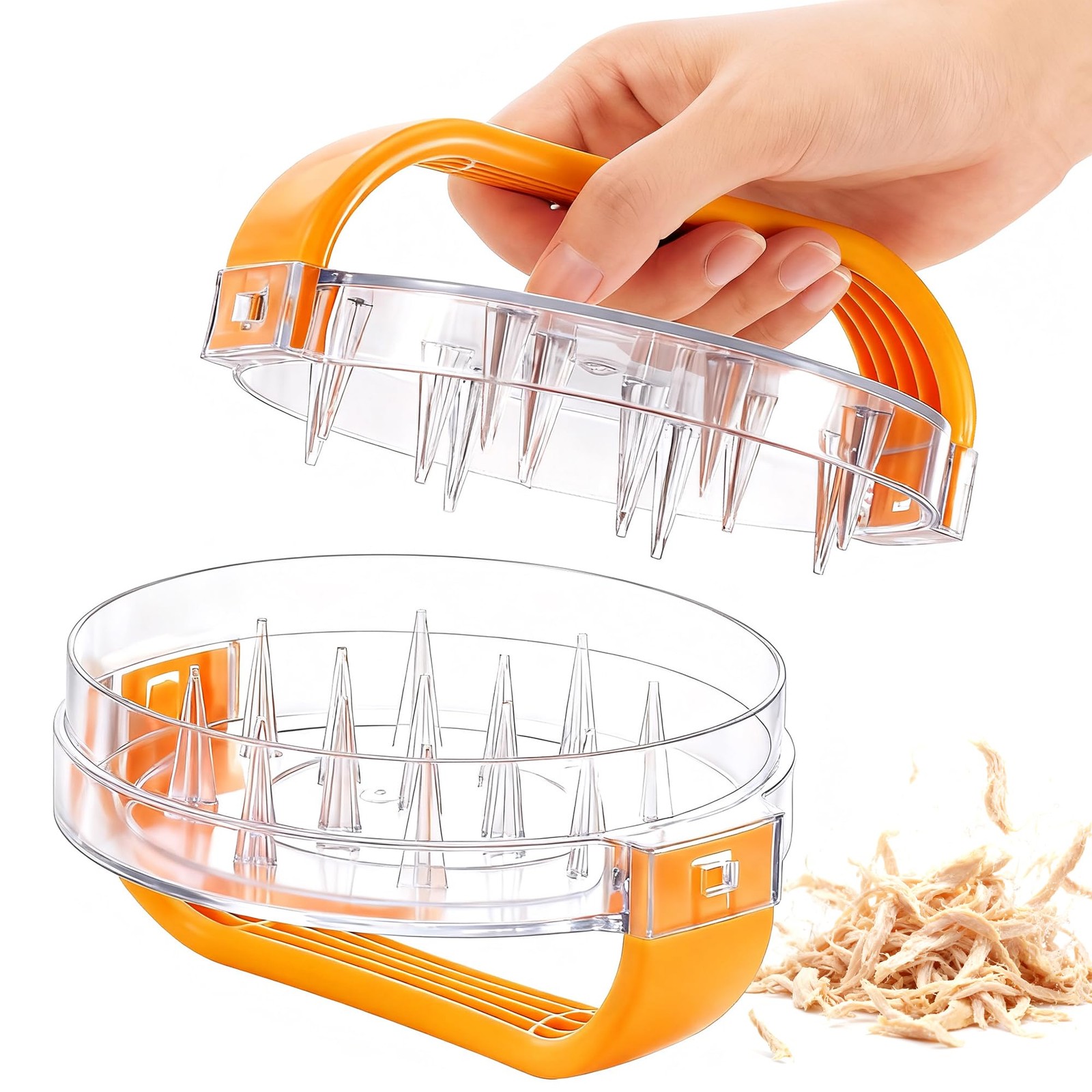 Chicken Shredder - Breast Tool Large, Clear and Yellow gallery