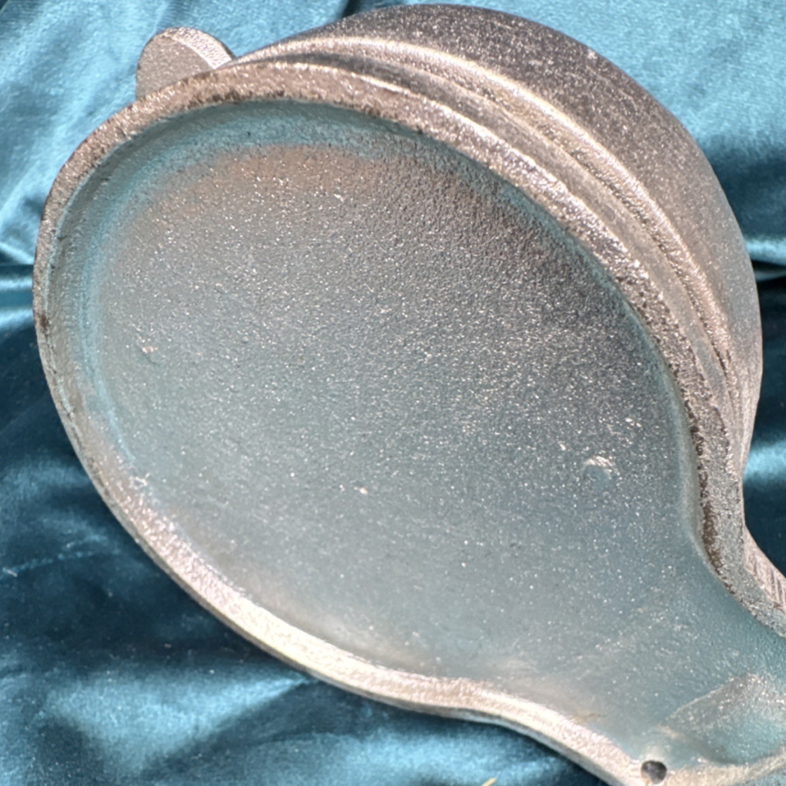 Large Cast Iron Single Burger Press Non-Stick Silver gallery