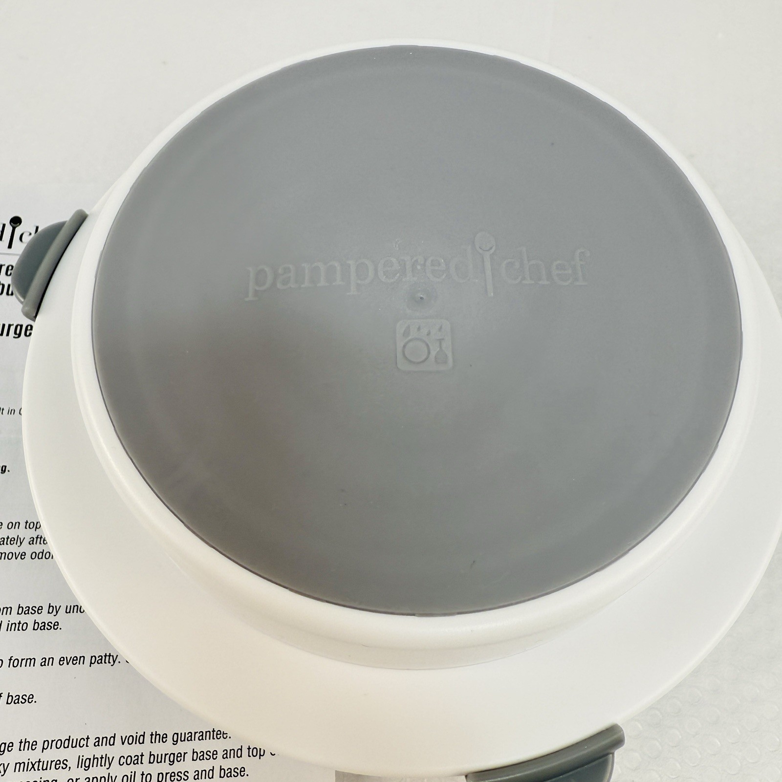 New Pampered Chef Burger & Slider Press #1174 Kitchen Gadget Tool Food Prep gallery