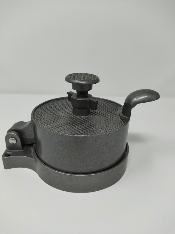 Vintage Metal Adjustable Single Hamburger Patty Press-Heavy Duty gallery
