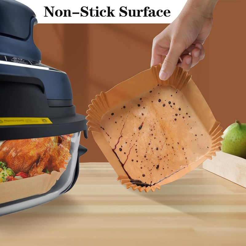 Air Fryer Liners disposable fits Ninja Crispi Parchment Paper 260 PCS gallery