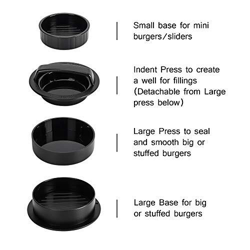 Hamburger Press Patty Maker, Burger Press, 3 in 1 Non-Stick Meat Beef Veggie gallery