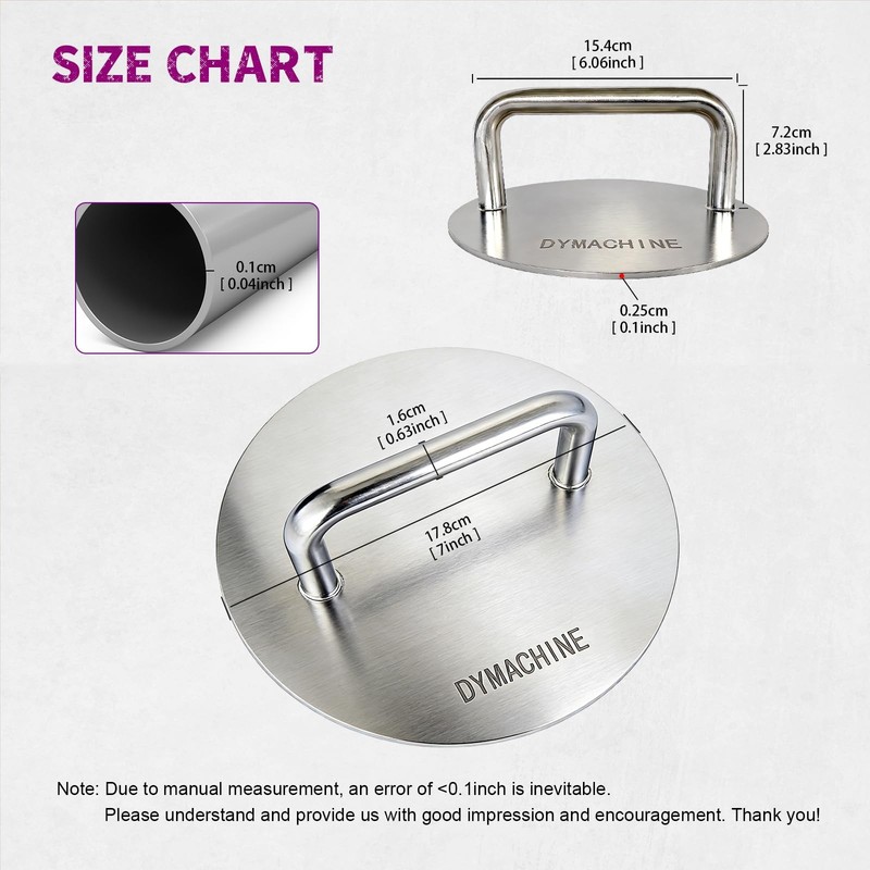 7-Inch Non-Stick Burger Press - Heavy Duty Grill Weight for Perfectly Cooked gallery