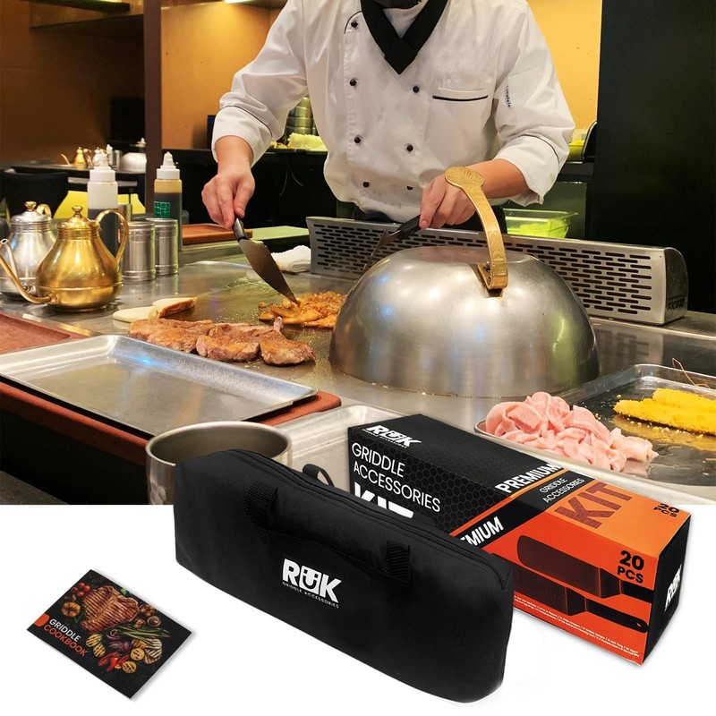Blackstone Griddle Accessories Kit, RüK 20 PCS Flat Top Griddle Accessories gallery