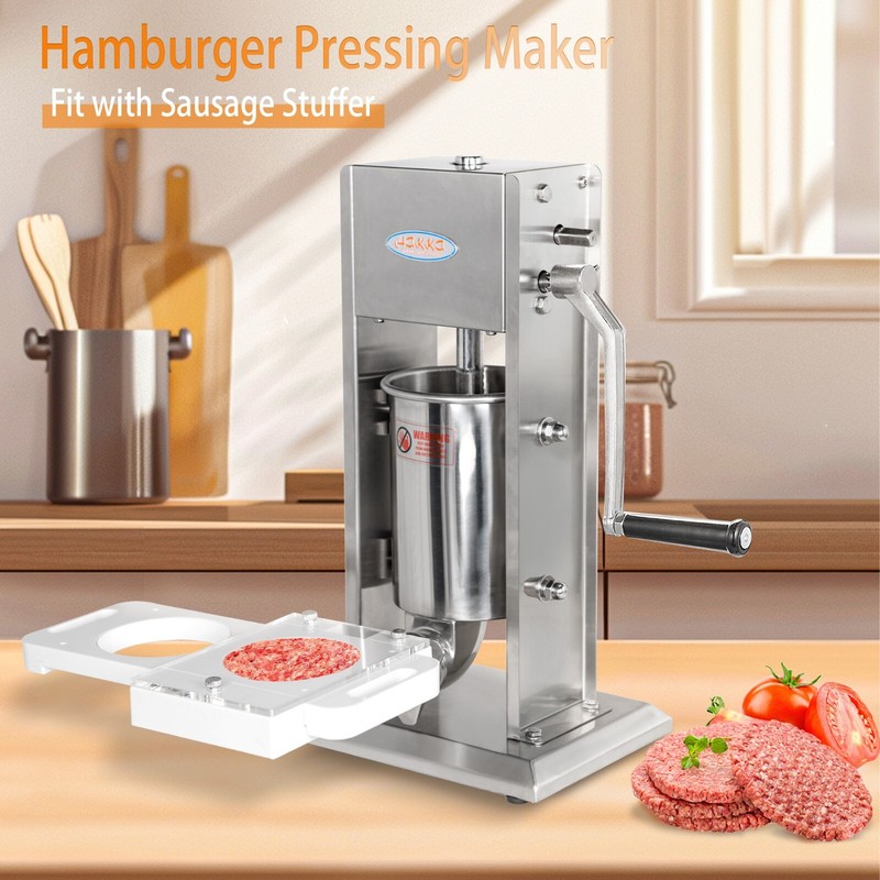Hakka Hamburger Patty Maker Auto Universal Attachment Fit Grind Sausage Stuffer gallery