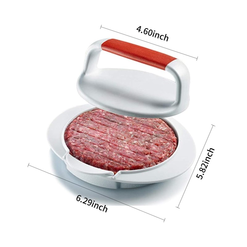 Non Stick Burger Press, Hamburger Maker Mold, BBQ Patty Juicy Regular Beef gallery
