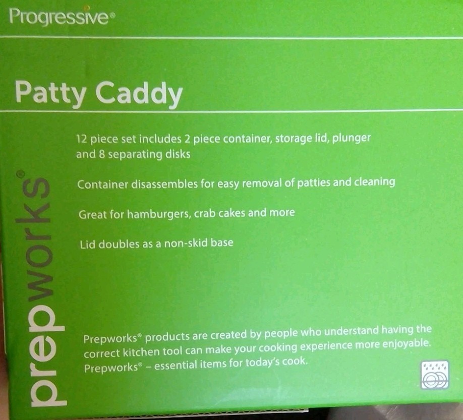 Prepworks by Progressive Hamburger Patty Caddy, Press and Storage Container gallery