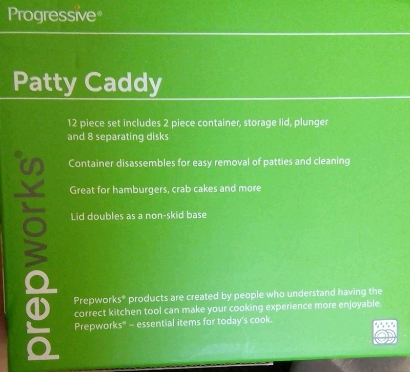 Prepworks by Progressive Hamburger Patty Caddy, Press and Storage Container gallery