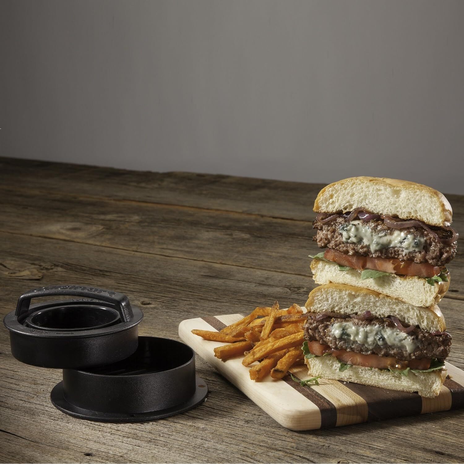 Prensa de Hamburguesas 3 en 1 Cuisinart - Molde Antiadherente para BBQ y Camping gallery