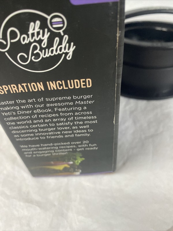 NEW Patty Buddy Deluxe Stuffed Burger Press Hamburger & Slider Mold Maker gallery