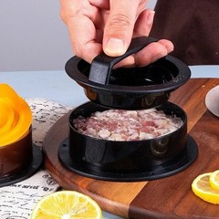 Non Stick 3 IN 1 Stuffed Burger Press Hamburger Patty Molds Maker Sliders BBQ US