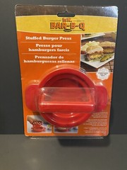 New Mr Bar B Q Stuffed Burger Press Hamburger Grilling Cooking NIP