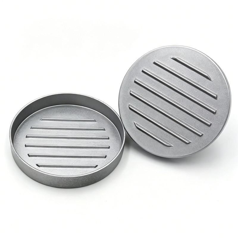 Hamburger Patty Maker Grill Press Large Round Burger Metal Mould Cooking Tool gallery