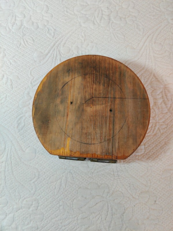 Vintage Wood Hinged Hamburger Meat Patties Press 1960s Era gallery