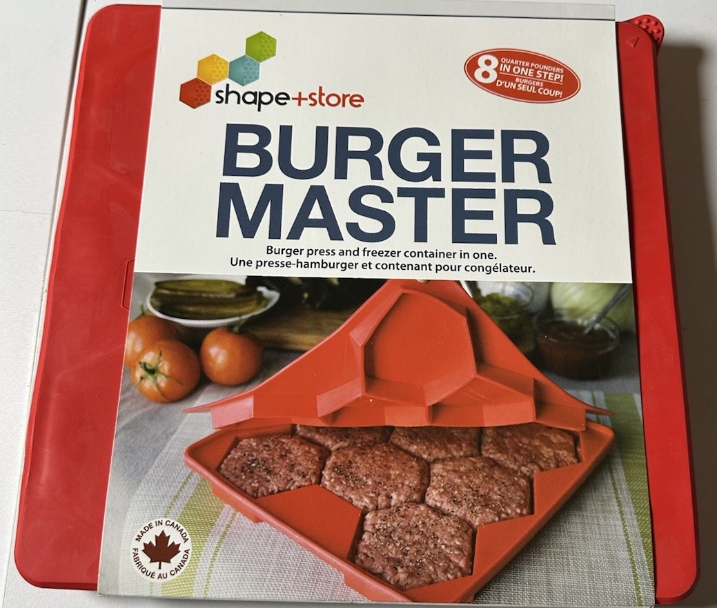 Shape + Store Burger Master 8 IN 1 - Burger Press & Freezer Container Silicone gallery