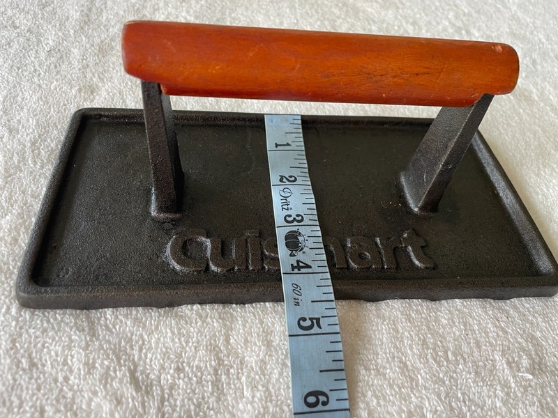 Cuisinart Bacon Burger Cast Iron Press Restored gallery