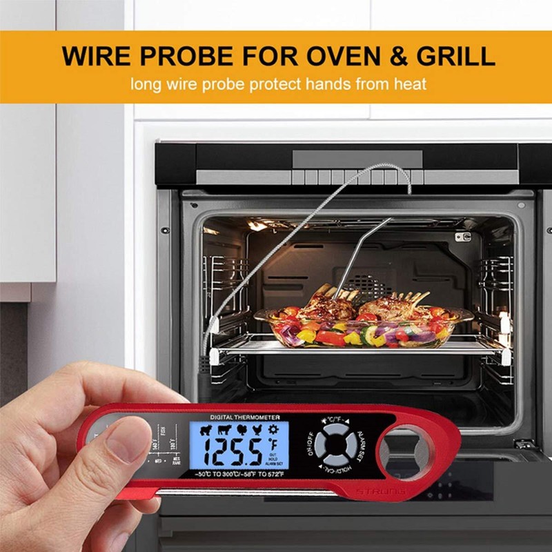 Double-Probe Meat Thermometer Wireless Digital Oven Grill Thermometer BBQ Gift gallery