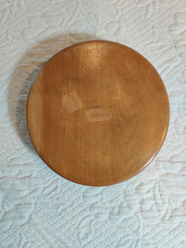 Vintage Fighting Rooster Burger Wood Hinged Press Made In Japan gallery
