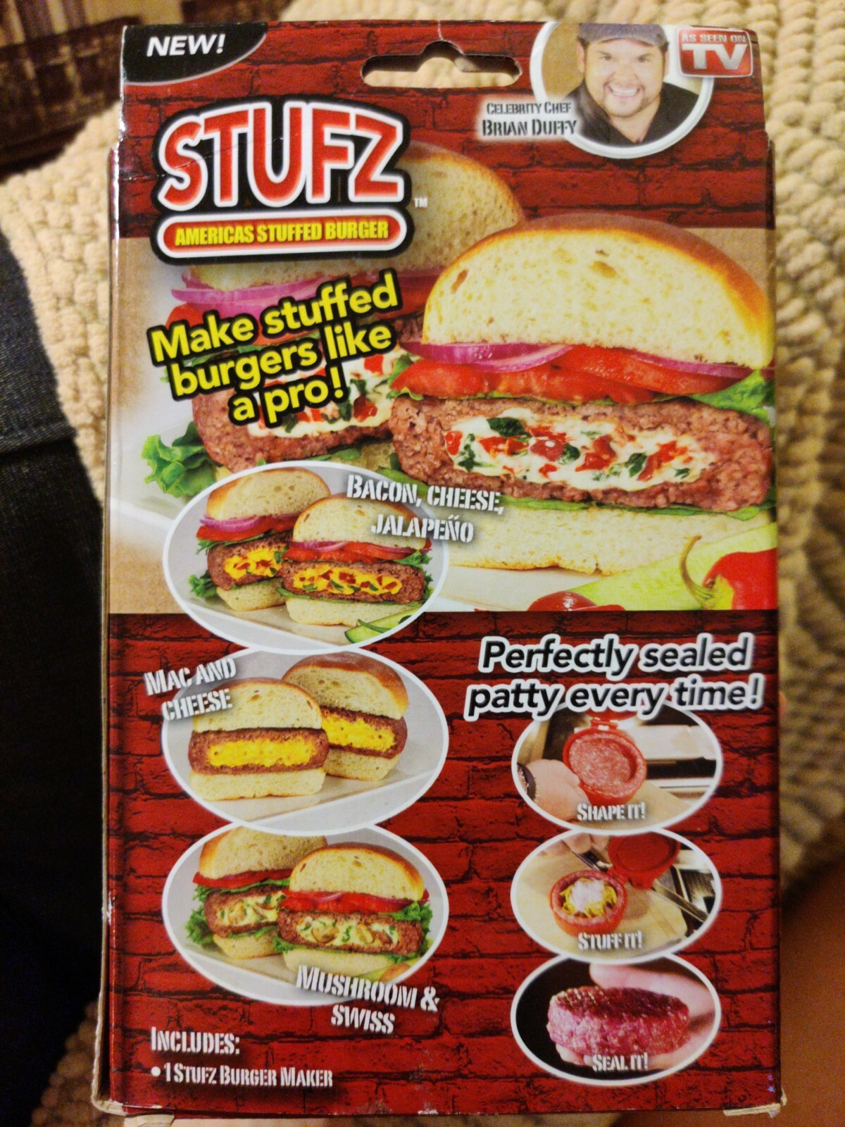 Set Of 2 STUFZ America's 🍔 Stuffed Burger Maker | Make Burgers Like A Pro! New gallery