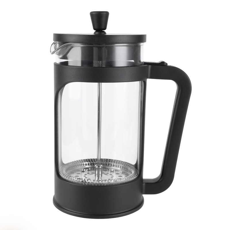 French press, borosilicate glass French press coffee maker, 3 layer stainless... gallery