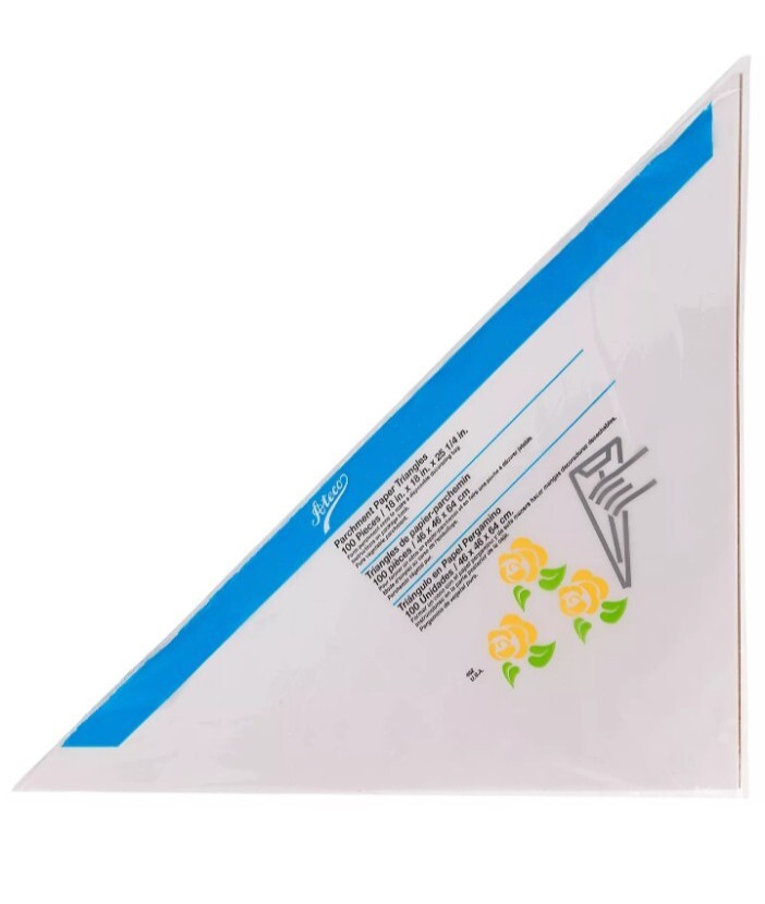 Ateco Large Parchment Triangle 100 Pack #452 18" x 18" x 25.25" 25 1/4" 46 64 cm gallery