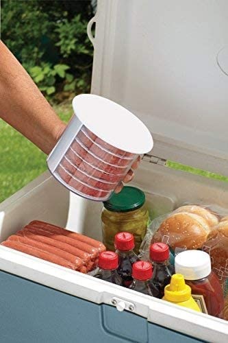 Burger Patty Maker Press Hamburger Mold NonStick Meat Shaper 12pc Freezer Conta gallery