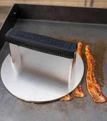 Stainless Steel Burger Smasher 3.25 LB 8 Inch Steak Weight for Smash Burgers