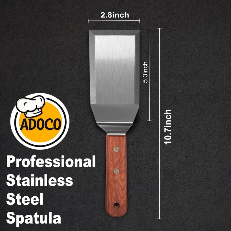 Stainless Steel Griddle Spatula, BBQ Grill Spatula Accessories for Blackstone... gallery