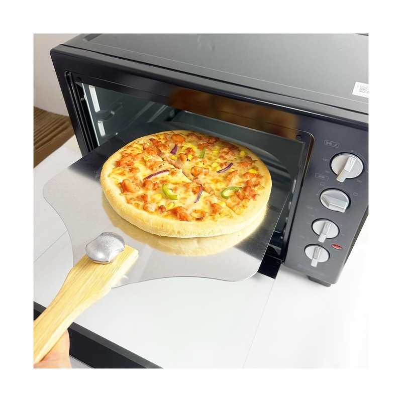 Pizza Peel 12 x 14inches, Pizza Paddle Pizza Spatula Shovel Pizza Cutter, Piz... gallery