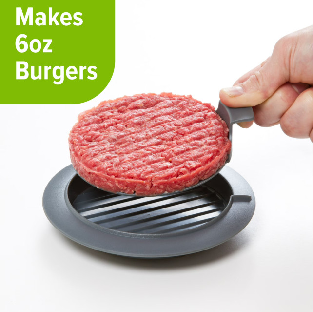 🍔 Perfect Burger Press Patty Maker – 4.5 6oz | Even Cooking 2 packs gallery