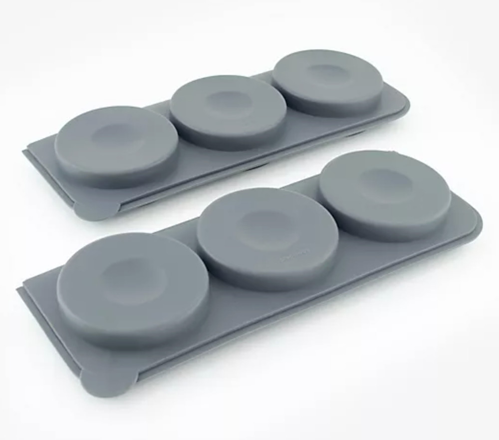 Prepology Set of 2 Silicone Burger Molds