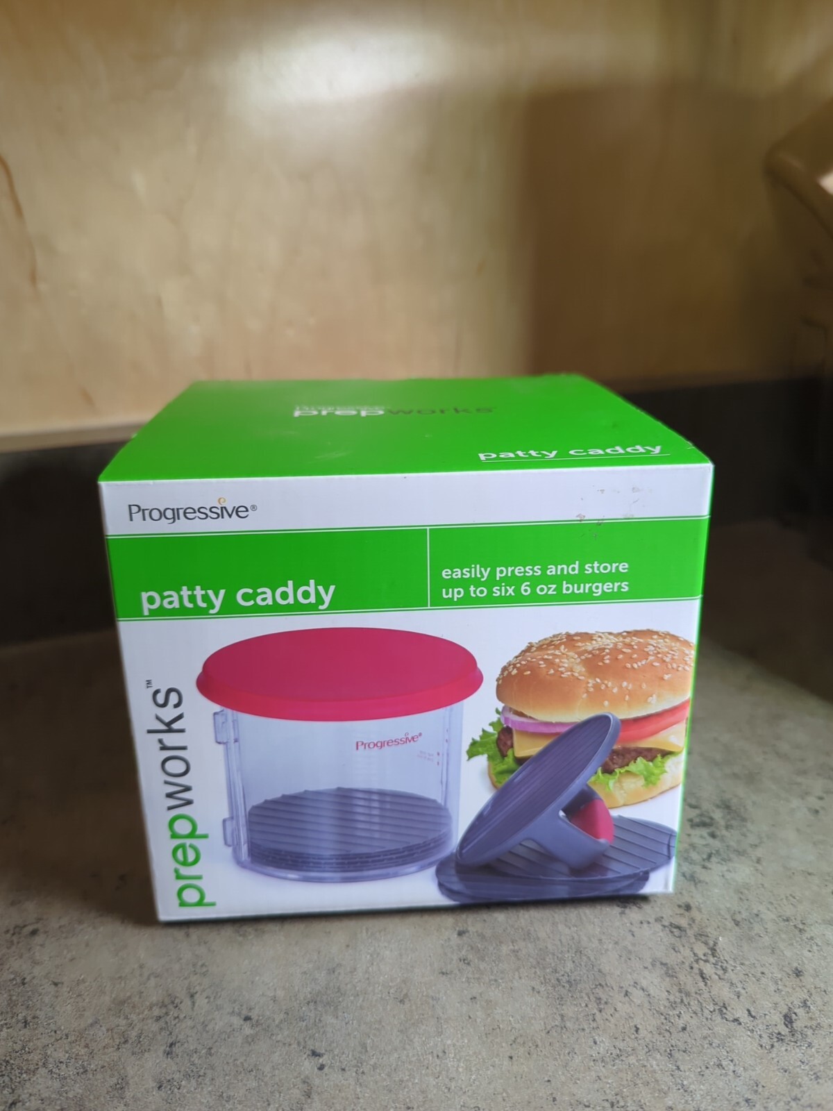 Prepworks by Progressive Hamburger Patty Caddy, Press and Storage Container gallery