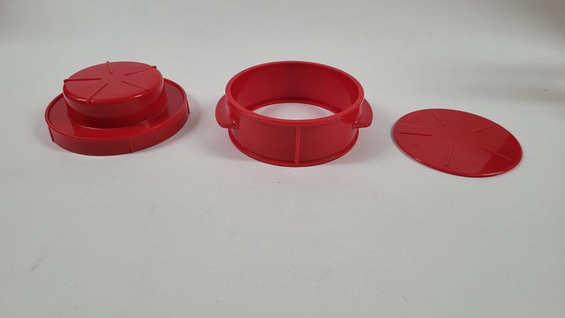 Lot of 2 Stuff-A-Burger Presses 4.5 Inch diameter Stuffed Burger Cheeseburger gallery