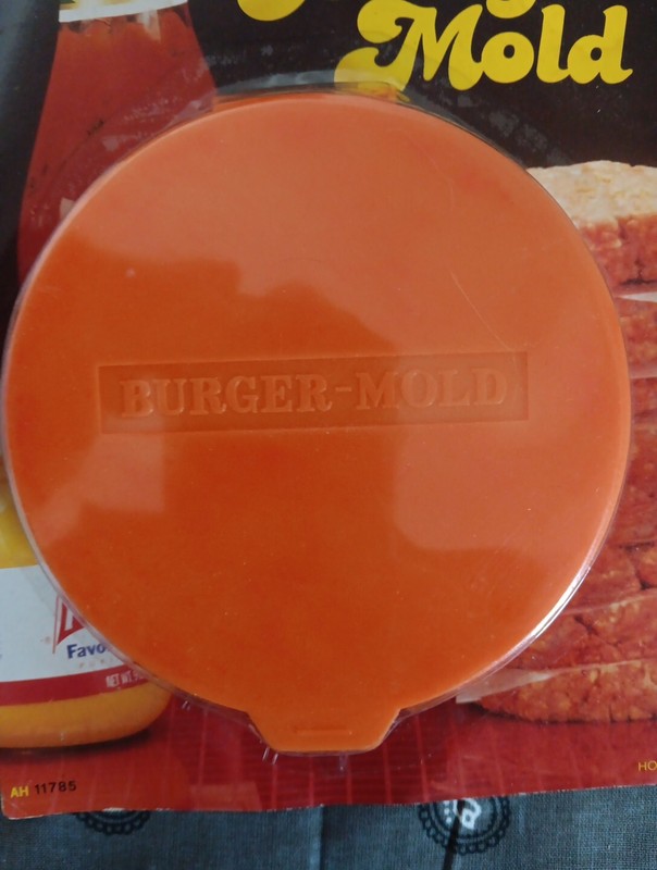 Vintage Plastic Burger Mold Hamburger Patty Maker Kitchen Cooking Hong Kong gallery