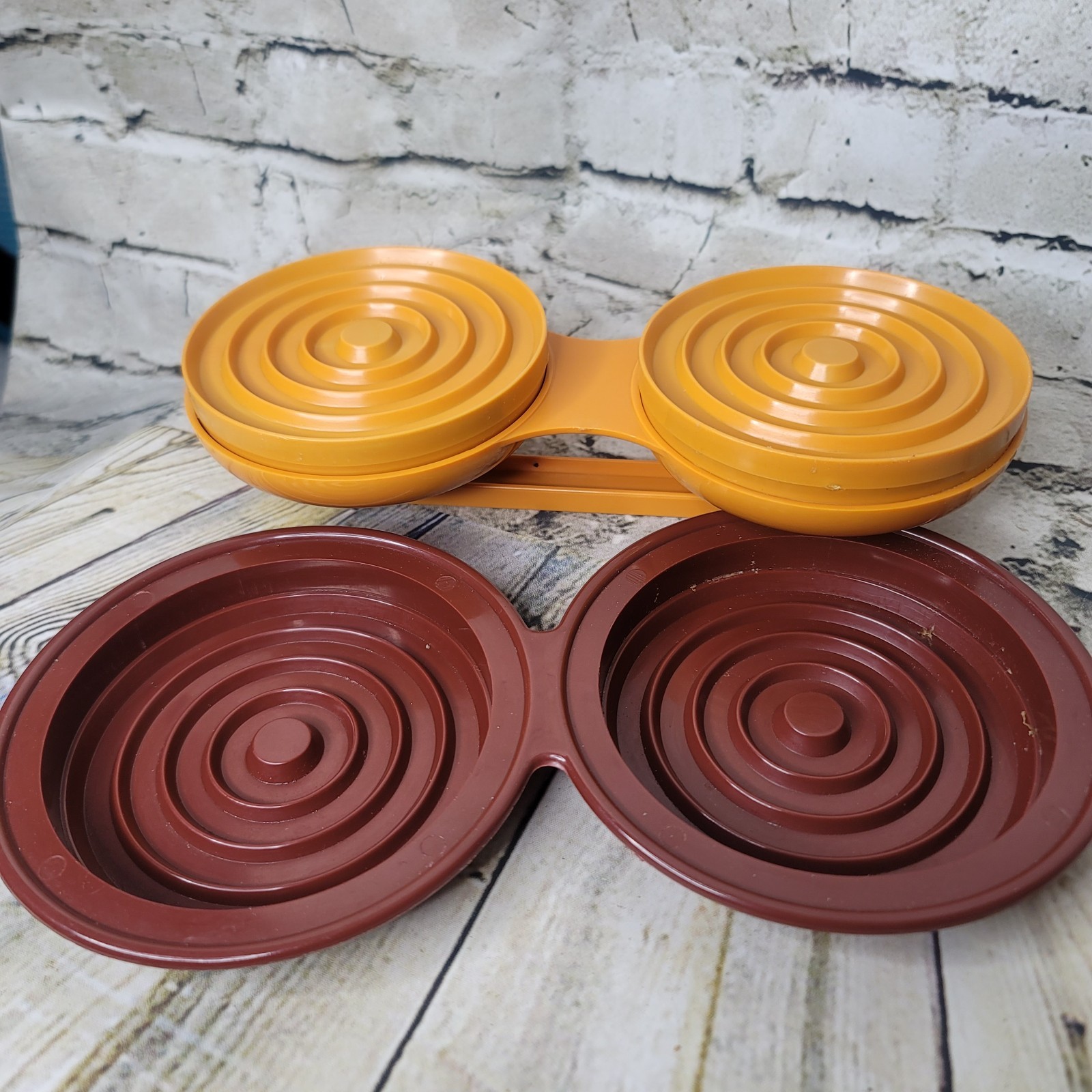 Charcoal Companion Double Hamburger Press Mold 2005 4.5 Inch Circular Patties gallery