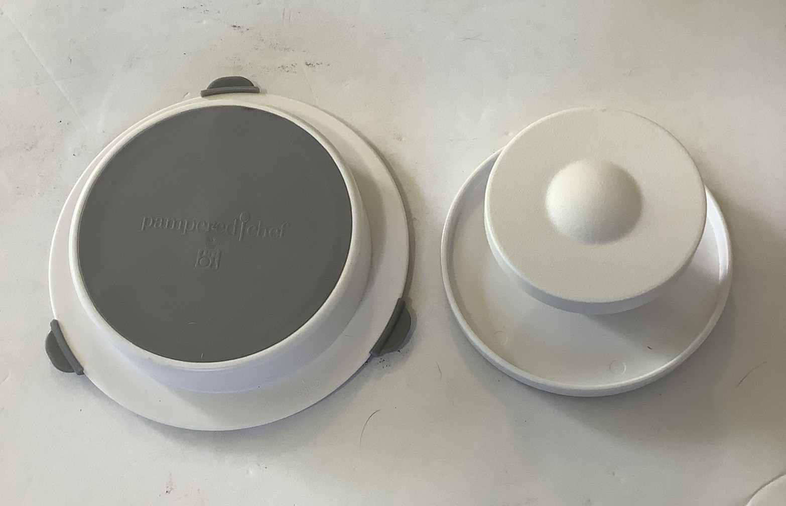 Pampered Chef Burger Slider Press Hamburger 3-Piece Set #1174 gallery