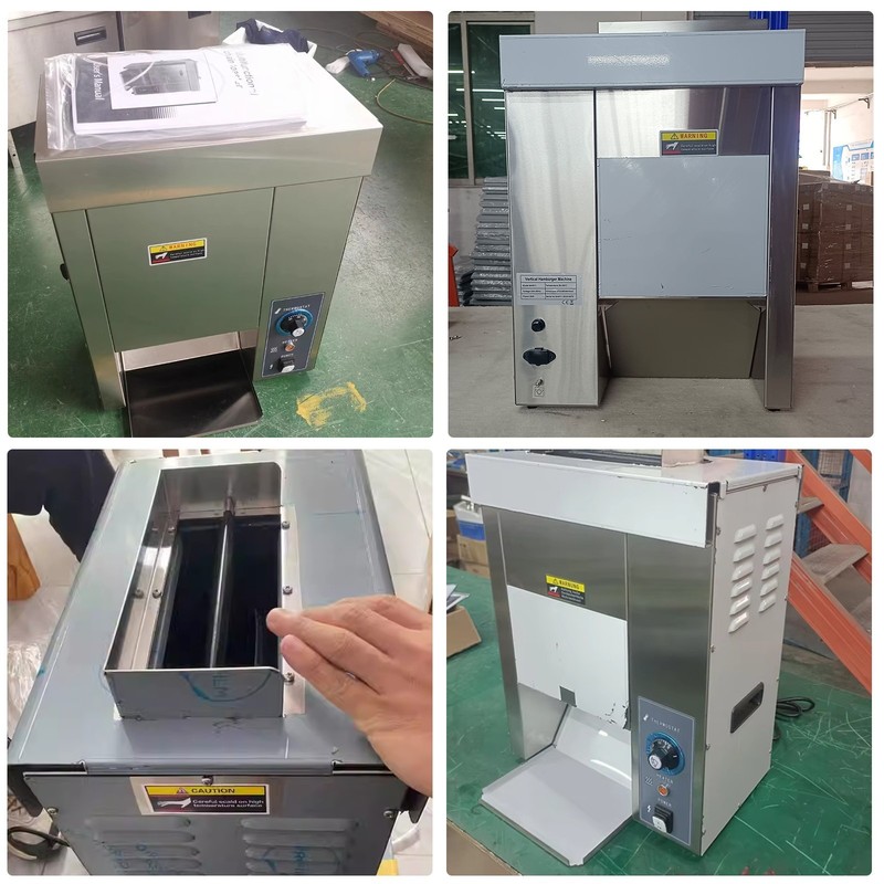 Kolice Commercial Automatic Chain Type Burger Machine Thickness Adjustable gallery