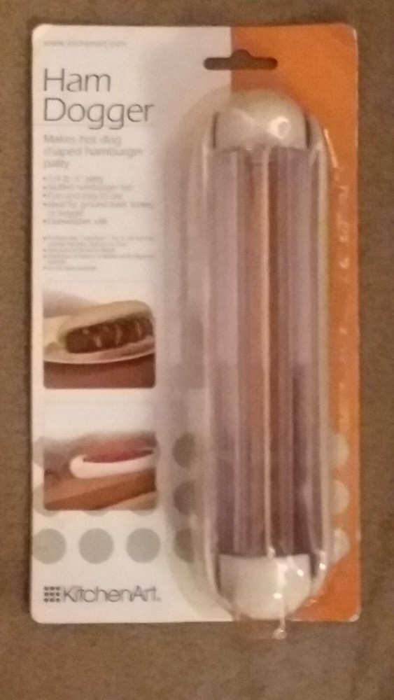 Ham Dogger By Kitchenart Make Hotdog Shaped Burgers Kitchen Hamburger Press 0998