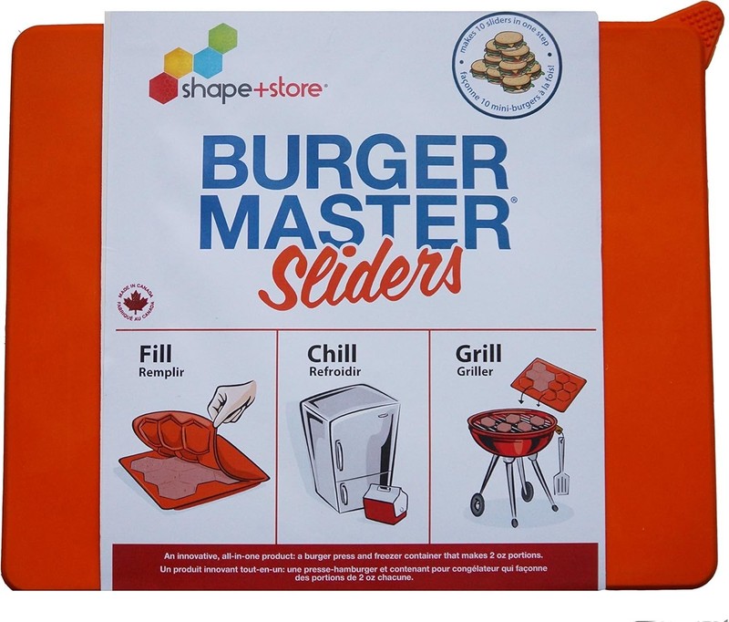 Burger Master Sliders 10 in 1 Innovative Burger Press and Freezer Container gallery