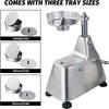 Clivia 3 in 1 Burger Press Patty Maker 4"/5"/6" Burger Trays with 1500pcs Paper gallery