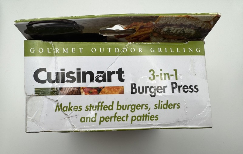 Cuisinart Hamburger Press Patty Maker, Stuffed Burger Press, 3 in 1 Non-Stick gallery