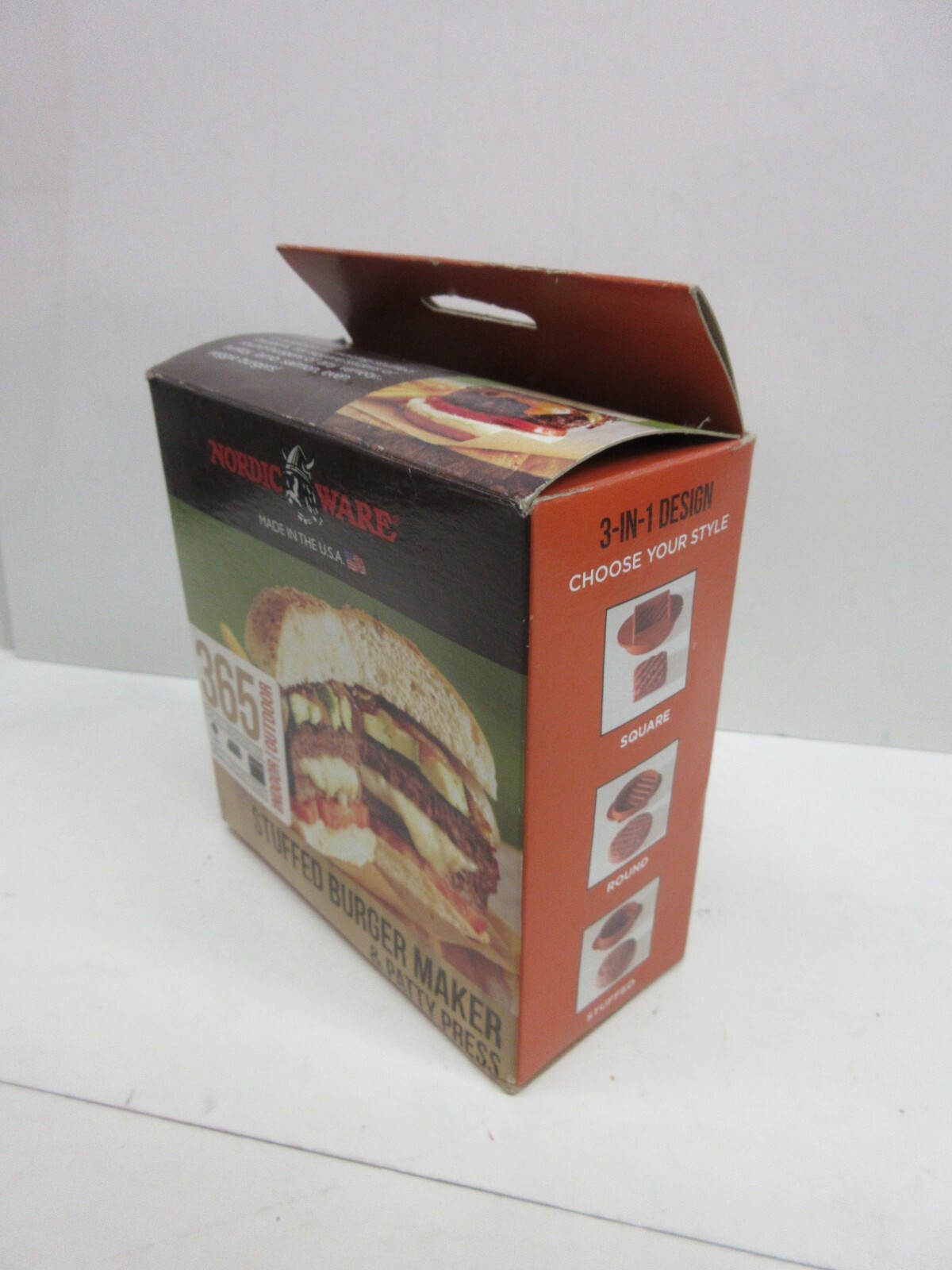 Nordic Ware Stuffed Burger Maker & Patty Press Sliders Made In USA Brand New NIP gallery
