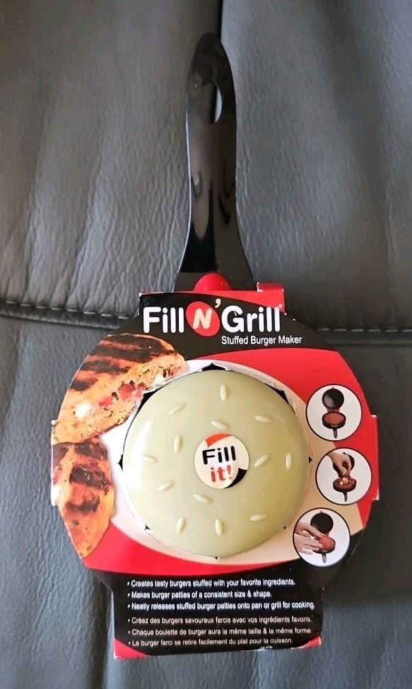 Fill N' Grill Stuffed Burger Maker *NEW*