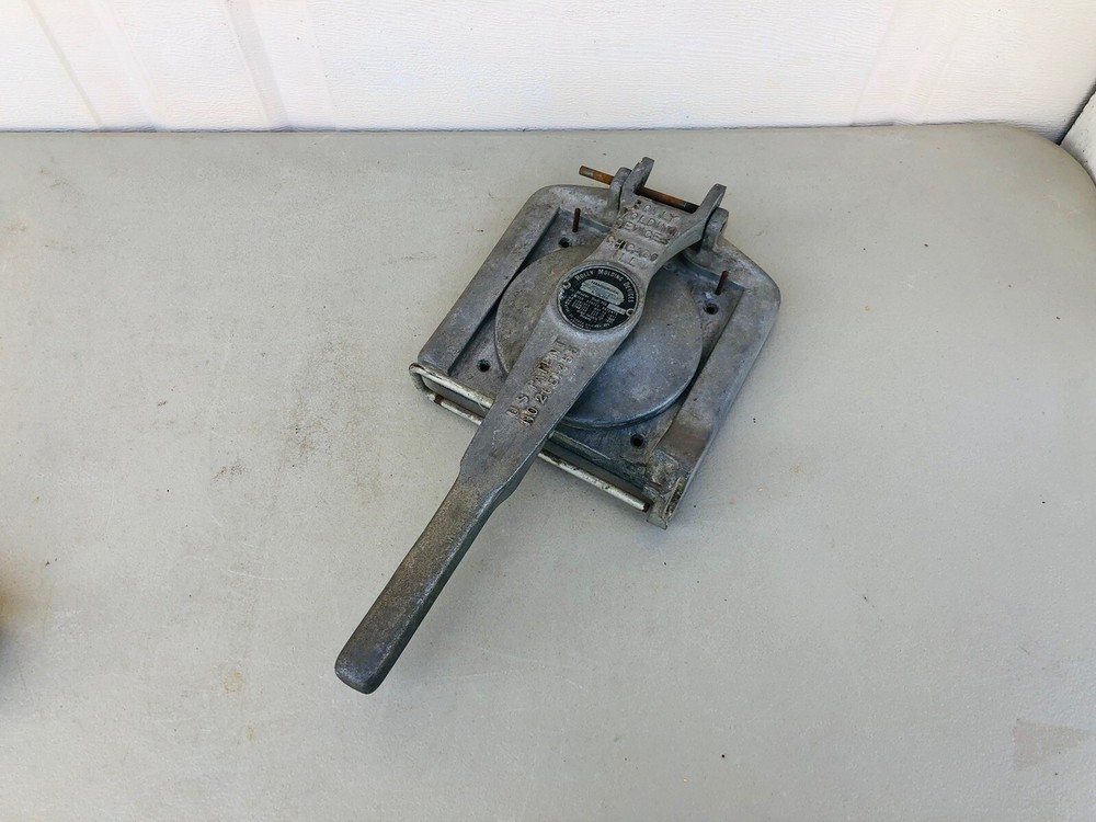 Vintage Hollymatic 'Holly Jr' Hamburger 5" Patty Mold Press Machine Aluminum