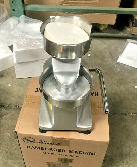 NEW 6" Commercial Burger Press Hamburger Patty Maker Diameter Burger Press NSF gallery