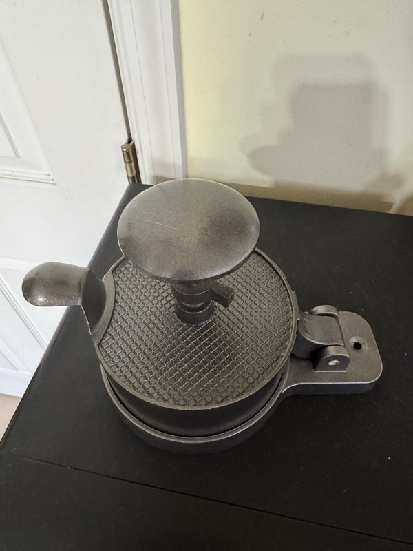 Burger Single Press Cast Aluminum Nonstick Adjustable Hamburger Mold Heavy Duty gallery